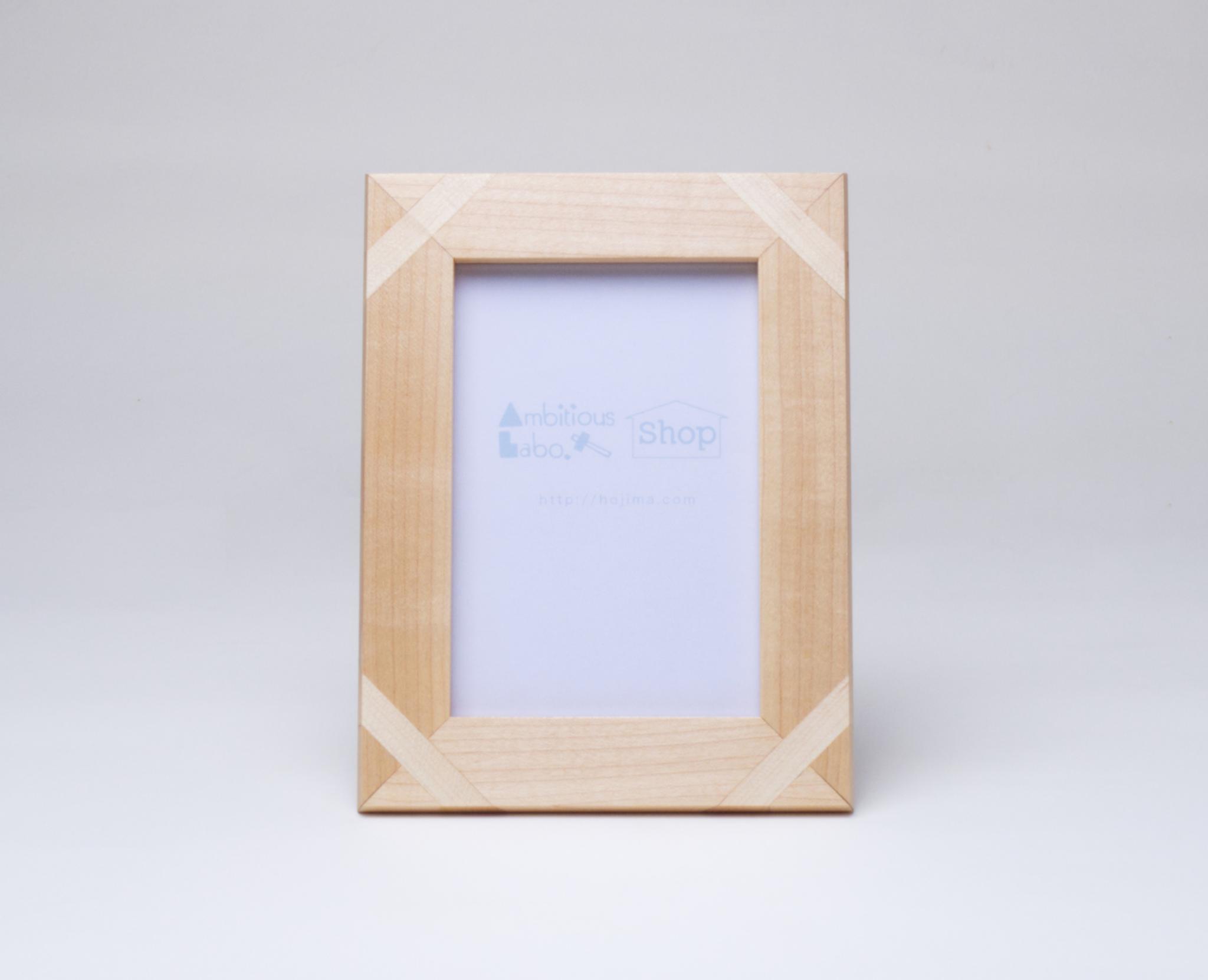 ポストカードフレーム　メープル材1枚目の画像